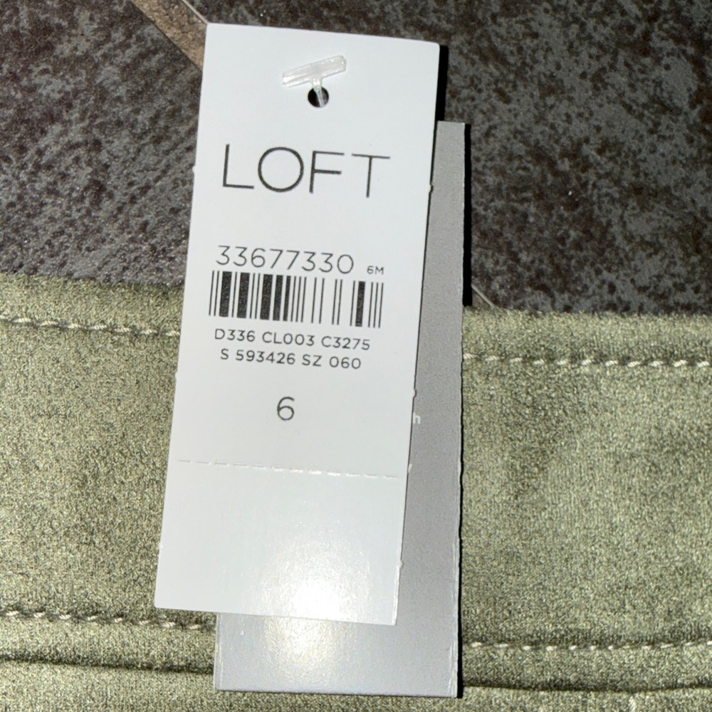 Loft Olive Green Women's Skirt - Picture 5 of 10